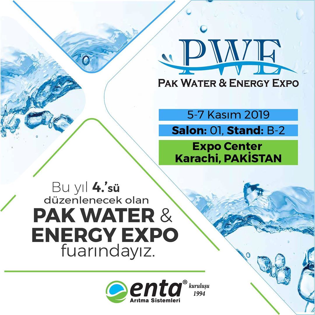 THIS YEAR IS THE 4TH. WE ARE AT THE PAK WATER & ENERGY EXPO.